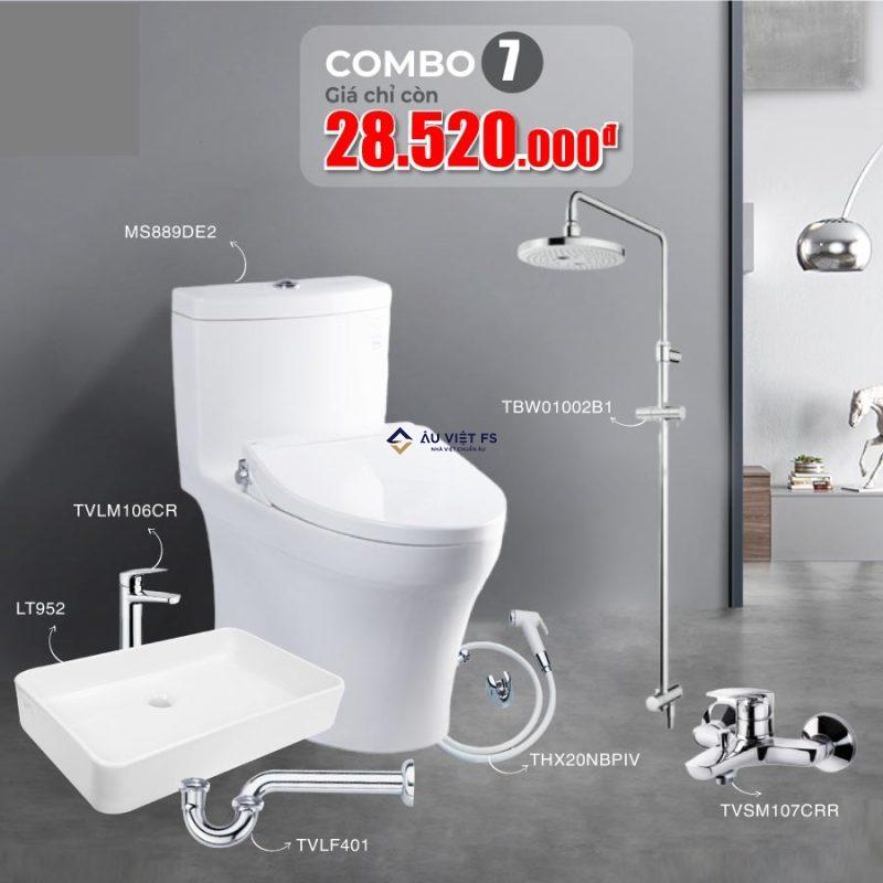 combo toto, combo toto 2023, combo thiết bị vệ sinh, thiết bị vệ sinh toto, toto, combo số 7, TBVS toto