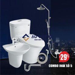 combo inax, combo thiết bị vệ sinh Inax số 5, combo inax số 5, TBVS số 5, TBVS Inax, thiết bị vệ sinh Inax, combo inax giá rẻ,