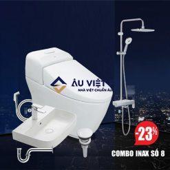 combo inax, combo thiết bị vệ sinh Inax số 8, combo inax số 8, TBVS số 8, TBVS Inax, thiết bị vệ sinh Inax, combo inax giá rẻ,