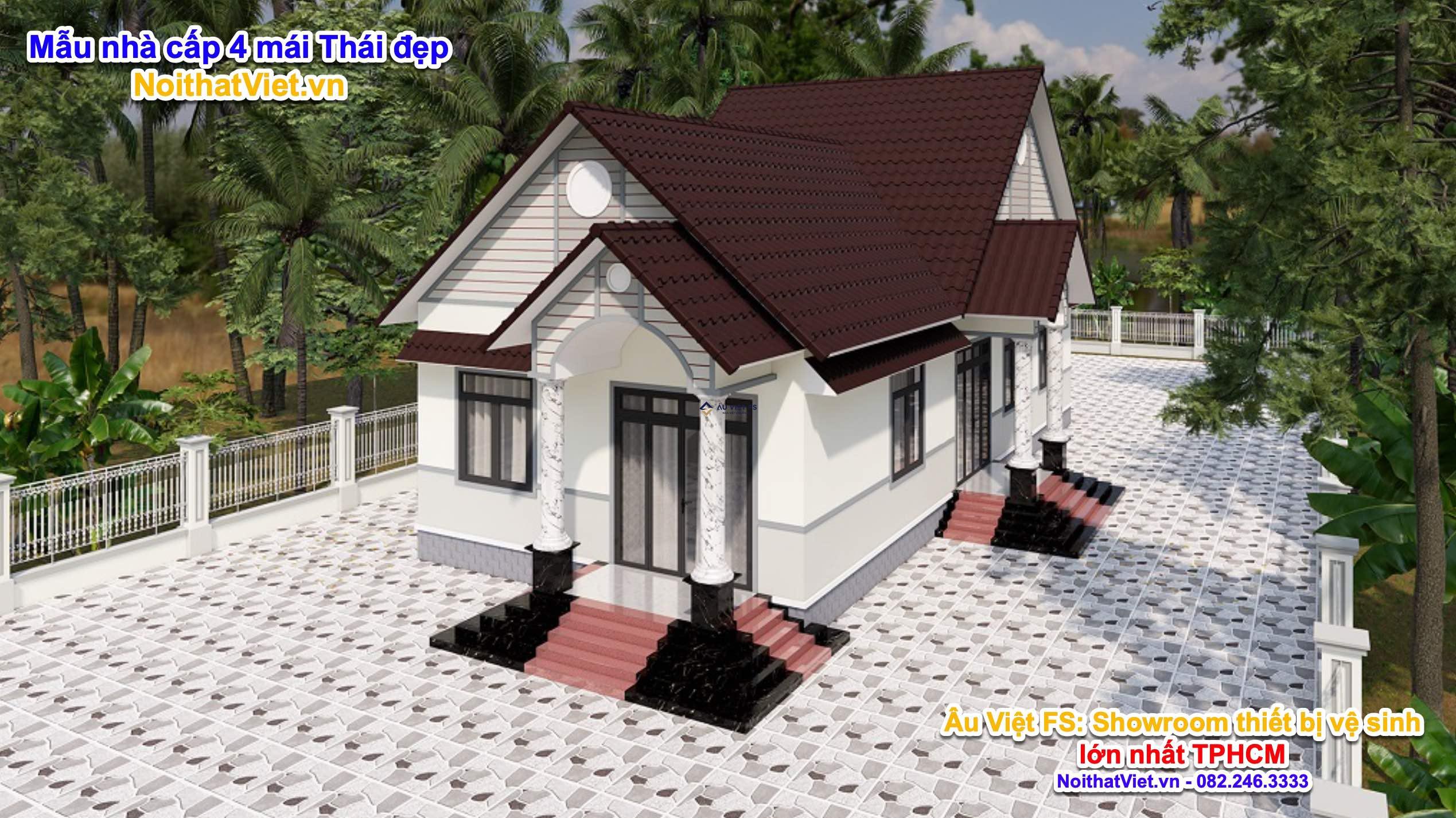 Cập nhật phong cách thiết kế nhà mái Thái đẹp nhất 2023 | Nội thất Âu Việt  FS