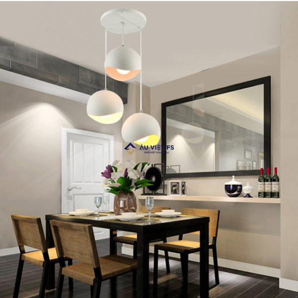 Đèn trang trí phòng ăn, cách bố trí đèn phòng bếp đơn giản mà đẹp