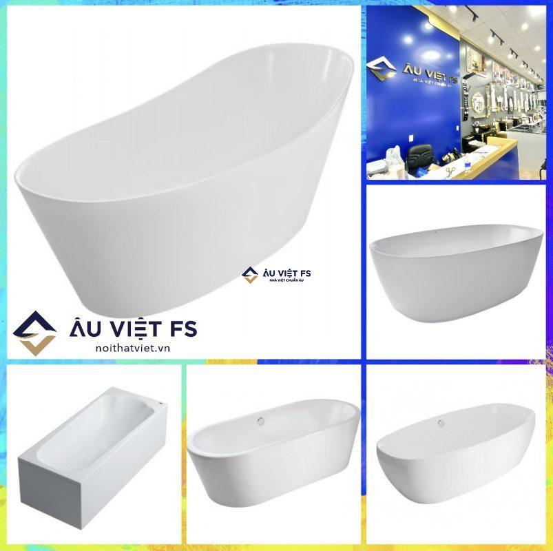 Bồn tắm, Showroom bồn tắm, thiết bị vệ sinh, Showroom thiết bị vệ sinh Âu Việt FS