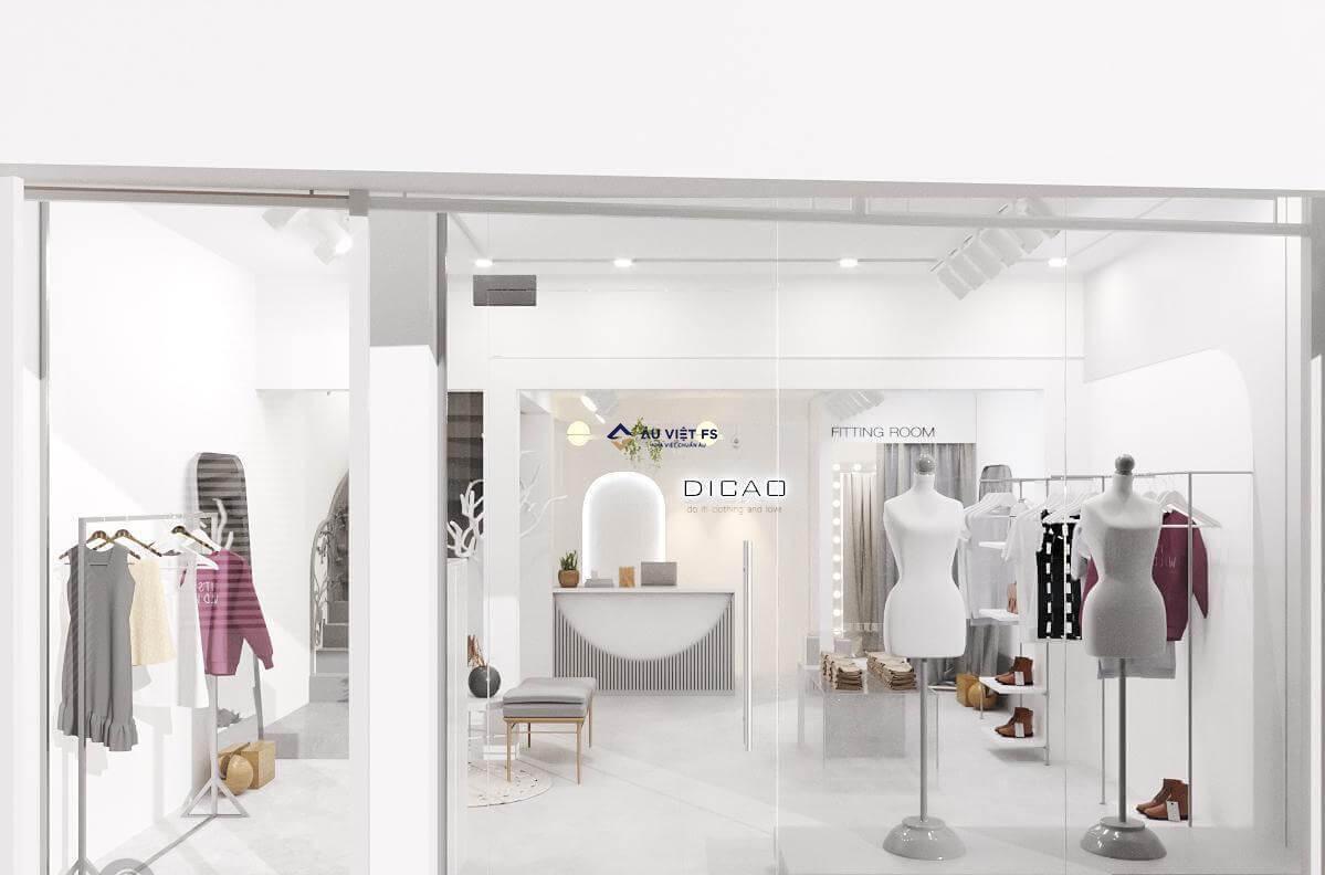 Mẫu Thiết Kế Shop Quần Áo Đẹp Nhất 2023 | Nội Thất Âu Việt Fs