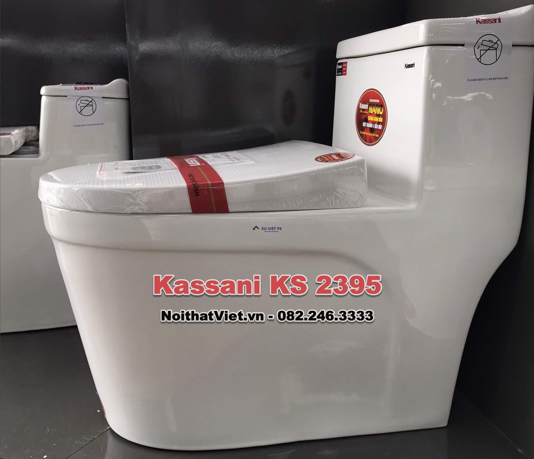 Kassani KS-2395M, Kassani 2395M, Kassani, Bồn cầu Kassani, Bồn cầu 1 khối, Bồn cầu cao cấp