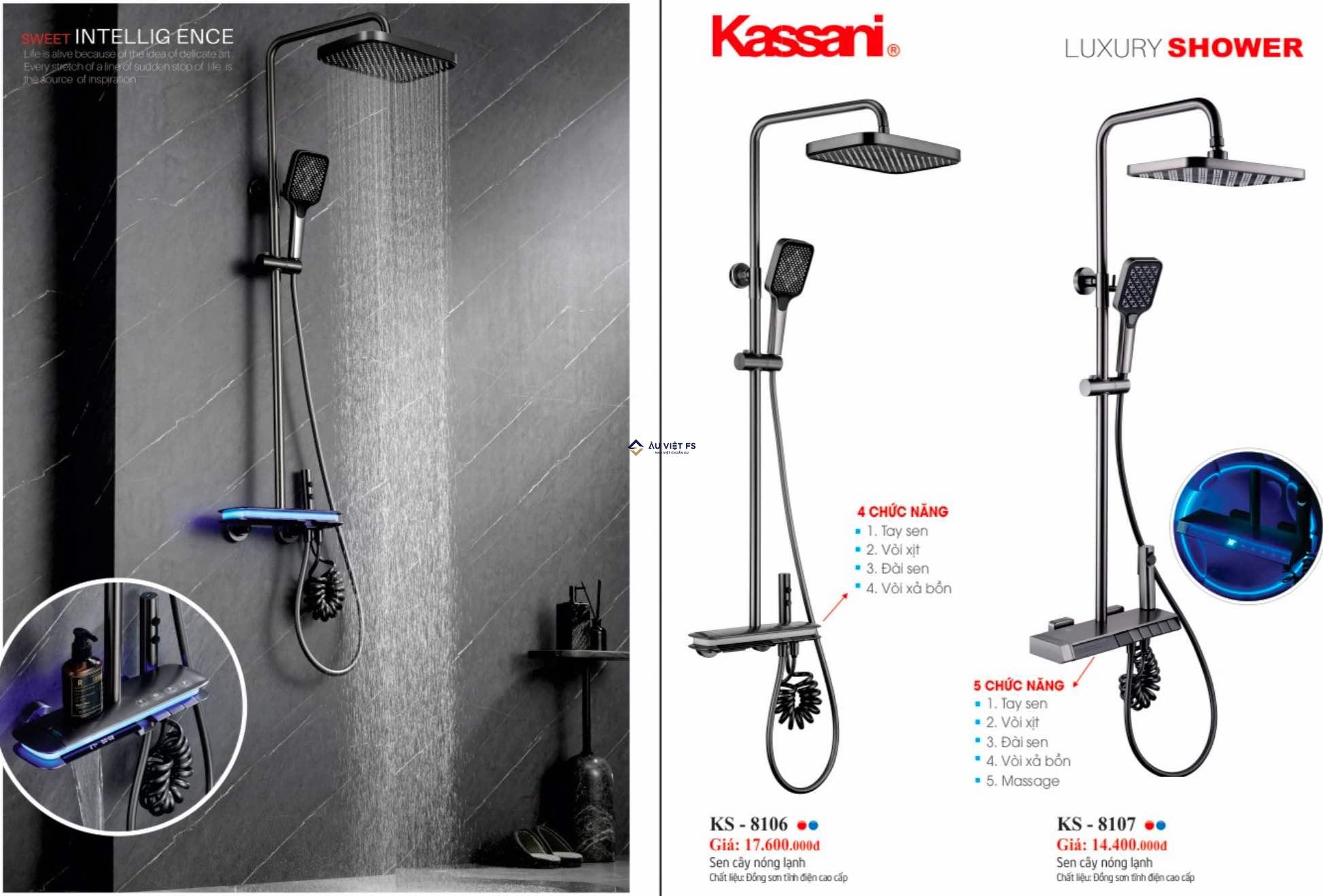 Sen tắm Kassani, sen cây, sen cây Kassani, Kassani, Vòi sen tắm, vòi tắm hoa sen, sen tắm cây