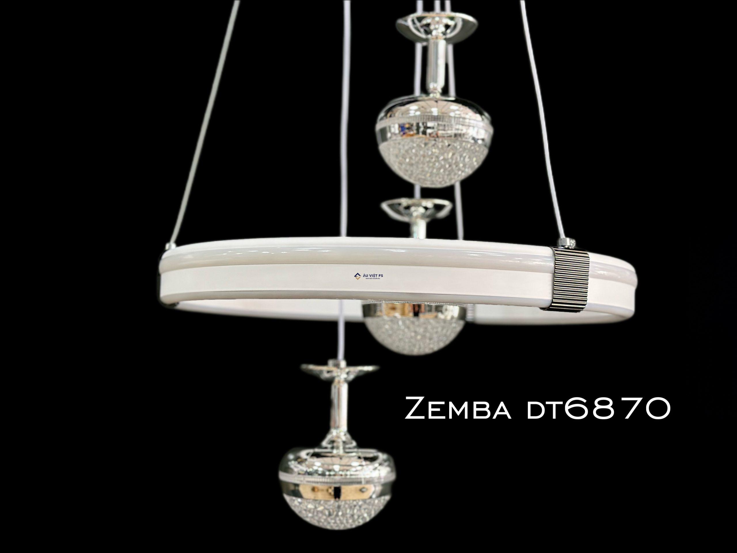 Đèn thả trần phong cách hiện đại Zemba DT6870, Zemba DT6870, Zemba, Đèn thả, Đèn thả hiện đại, Đèn thả trần, Đèn thả phòng khách, Đèn Led, Đèn trang trí TPHCM