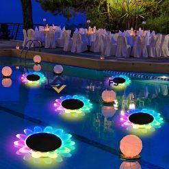 Đèn trang trí bể bơi hình hoa hướng dương ZEM6979, Đèn trang trí bể bơi, Đèn led, Đèn led bể bơi