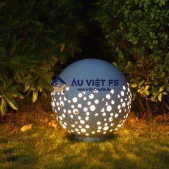 Đèn trang trí sân vườn hình quả cầu hắt sáng ZEM6631