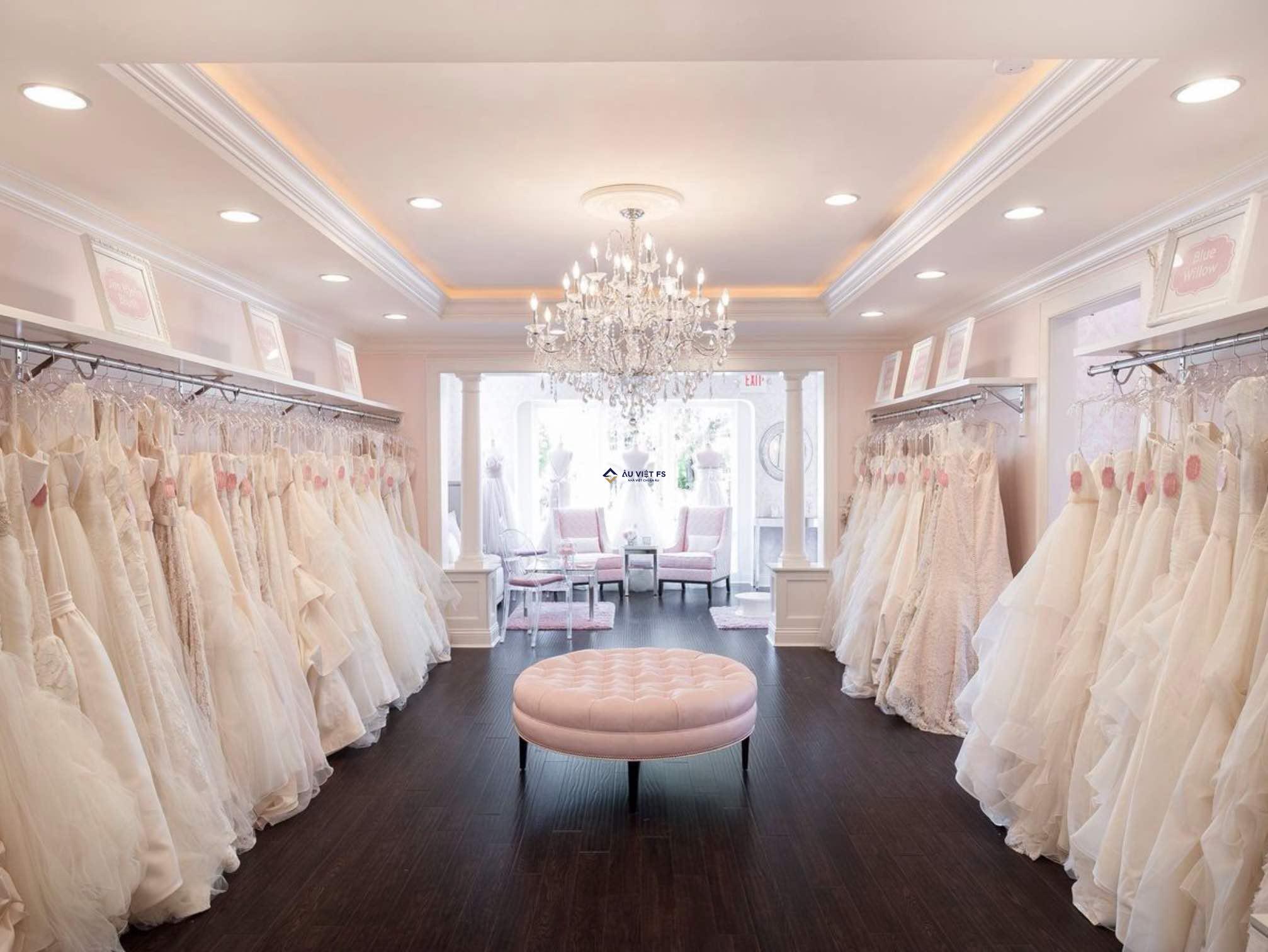 Showroom áo cưới 2024, Thiết kế showroom áo cưới, showroom áo cưới, showroom váy cưới, thiết kế showroom, Váy cưới