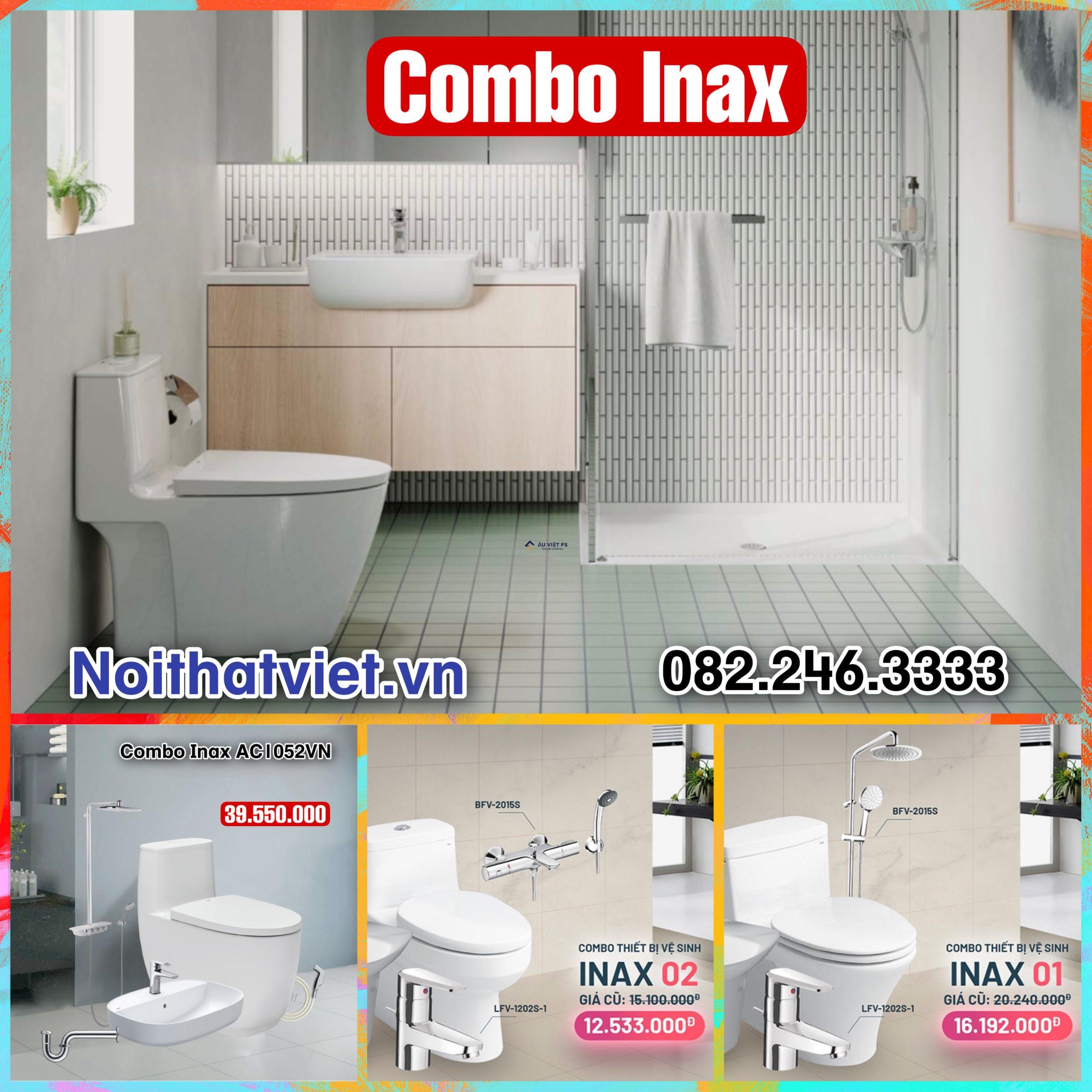 Combo thiết bị vệ sinh Inax 2024, Combo Inax, Combo Inax 2024, Combo thiết bị nhà tắm Inax, Combo thiết bị vệ sinh 2024, Thiết bị vệ sinh, Thiết bị vệ sinh Inax