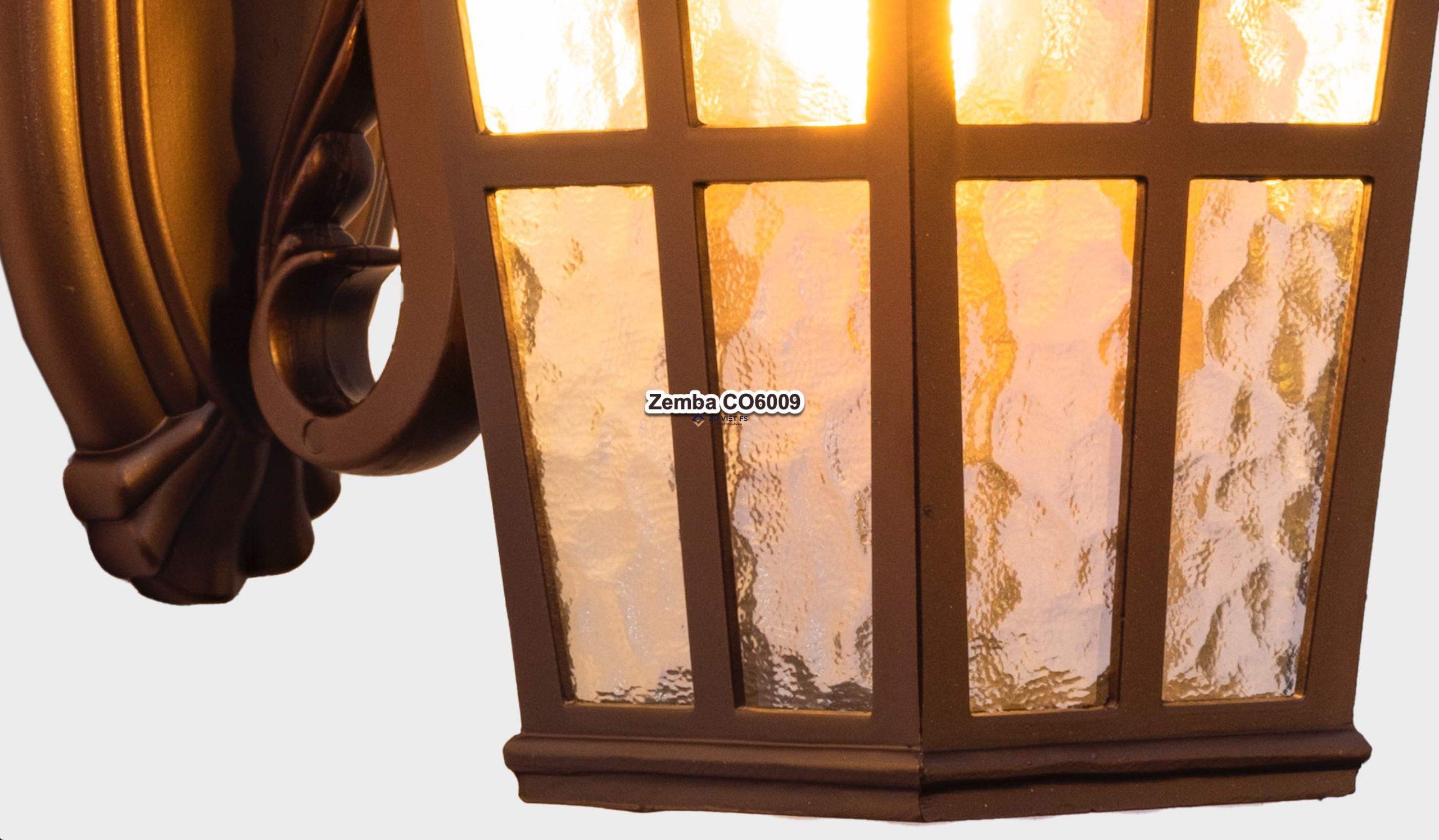 Đèn cổng biệt thự nhôm đúc siêu dày Zemba CO6009, Đèn cổng, đèn tường, đèn tường biệt thự, đèn biệt thự, đèn nhôm đúc